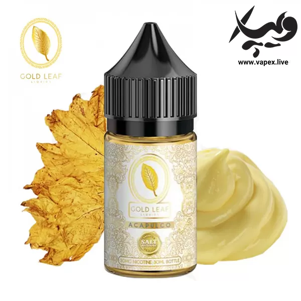 سالت نیکوتین تنباکو خامه گلد لیف Gold Leaf Salt Acapulco - Image 2