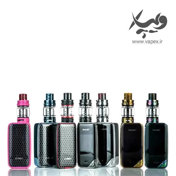 ویپ ایکس پرایو اسماک SMOK X-Priv Kit - اسموک SMOK / بله / خیر / دارد / ساب اهم / TFV12 Prince / خارجی / 18650 / 2 عدد / دارد / micro-usb / دارد / ندارد / 225 W / zinc-alloy / با دکمه (نگه داشتن دکمه هنگام کشیدن) / دارد - Image 3
