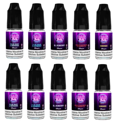 50x Bar Salts By Vampire Vape Nic Salts – Wholesale & Bulk Prices – 10ml – TPD