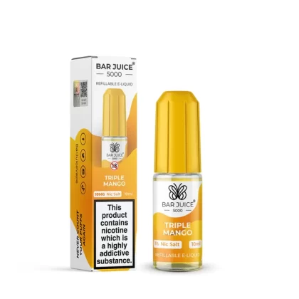 Triple Mango Bar Juice 5000 Nic Salts e Liquid 10ml – TPD