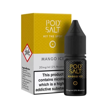Mango Ice – Pod Salt Nicotine Salt E Liquid – 10ml – TPD