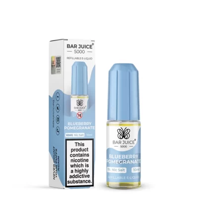 Blueberry Pomegranate Bar Juice 5000 Nic Salts e Liquid 10ml – TPD
