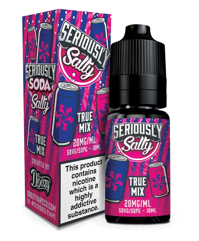 Ayn Tru (True Mix) Seriously Salty – Doozy Nic Salts e Liquid 10ml – TPD