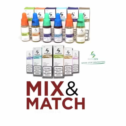 10x Hangsen 3mg E Liquid ONLY! – Mix And Match 10ml TPD
