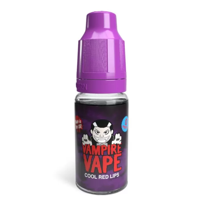 Cool Red Lips – Vampire Vape Premium E-Liquid – 10ml – TPD