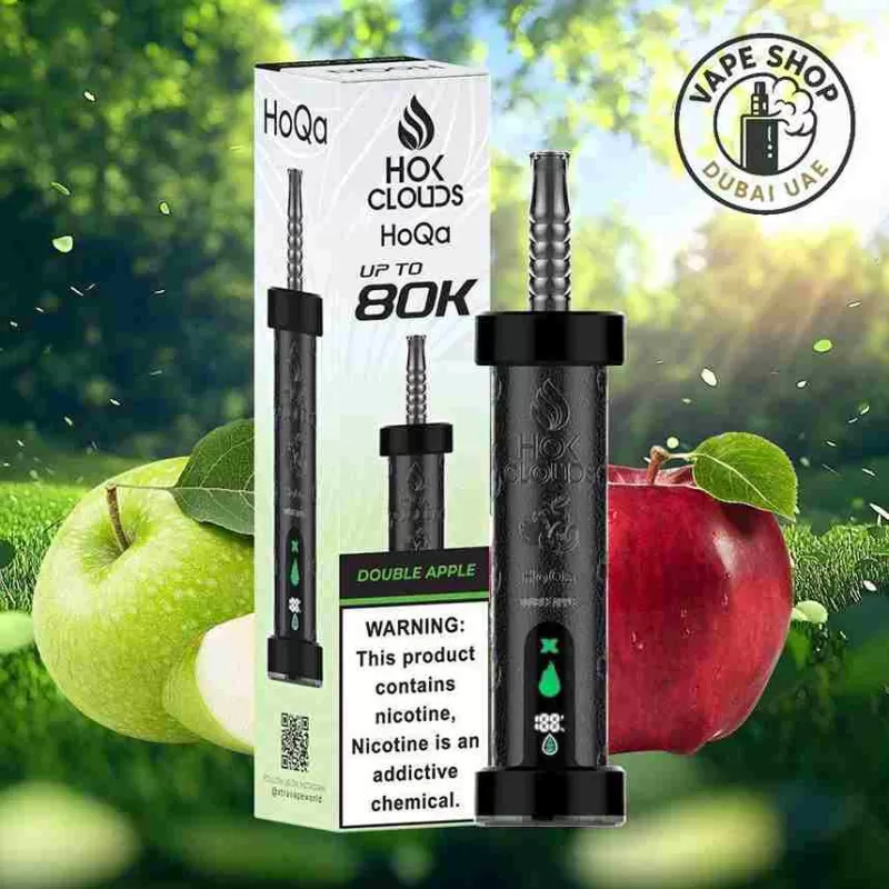 Hok clouds HoQa 80k puffs 5% nicotine shisha based Vape Buy in Dubai - Image 2