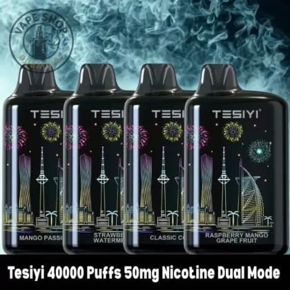 Tesiyi 40000 Puffs 50mg Nicotine Dual Mode Disposable Vape