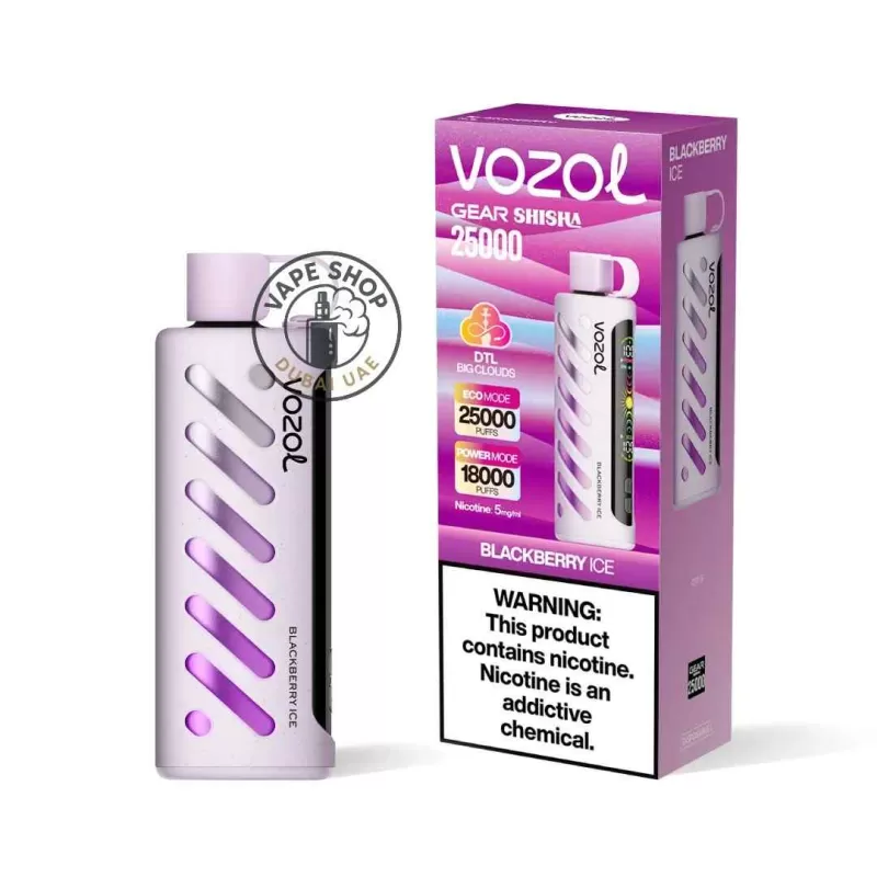 VOZOL Gear Shisha 25000 puffs Dual Mode 5MG Nicotine - Image 3