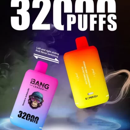 Bang Leader 32000 – 32K Puffs 28ml×2 E-liquid Dual Flavors Disposable Vape