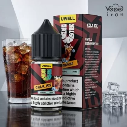 سالت نیکوتین کولا و یخ یوول Uwell Cola Ice 10ml - سالت نیکوتین (Saltnic) / 25mg / حجم 10 میلی لیتر / کولا و یخ / 50 / 50 / یوول Uwell