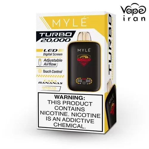 پاد یکبار مصرف ۲۰ هزار کامی مایلی توربو MYLE Turbo - Image 3