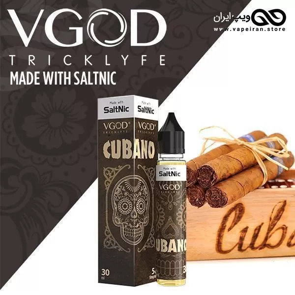 جویس سالت کوبانو سیگار برگ کوبایی ویگاد VGOD SaltNic Cubano - Image 3