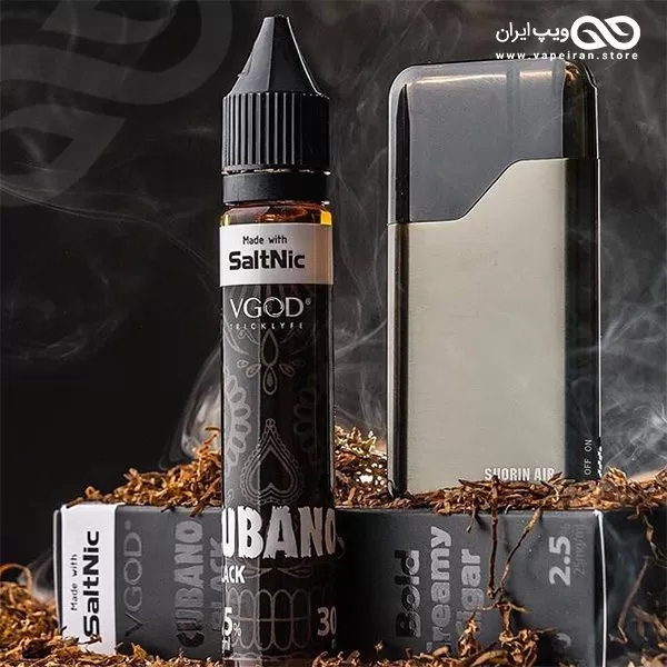 جویس سالت طعم سیگار برگ کوبایی کوبانو بلک ویگاد VGOD SaltNic Cubano Black - Image 3