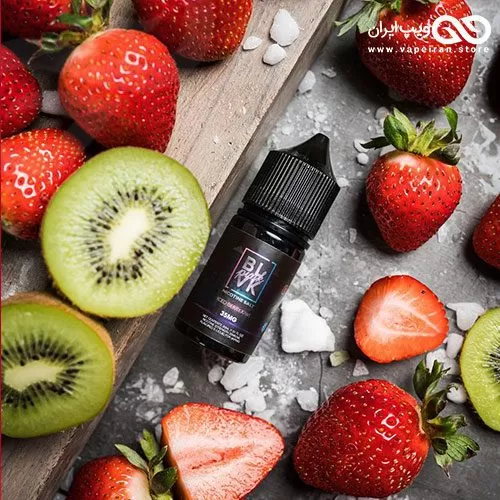 سالت توت فرنگی کیوی یخ بی ال وی کی BLVK Iced Berry Kiwi