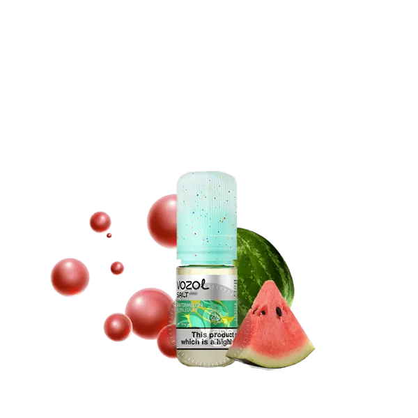 سالت آدامس بادکنکی هندوانه وزول (10میل) VOZOL WATERMELON BUBBLEGUM