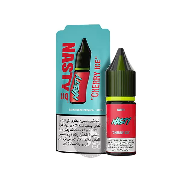 سالت گیلاس یخ نستی (10میل) NASTY LIQ CHERRY ICE - Image 2