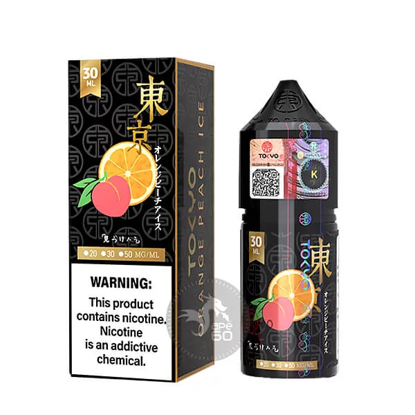 سالت پرتقال هلو یخ توکیو (30میل) TOKYO GOLDEN ORANGE PEACH ICE - Image 2