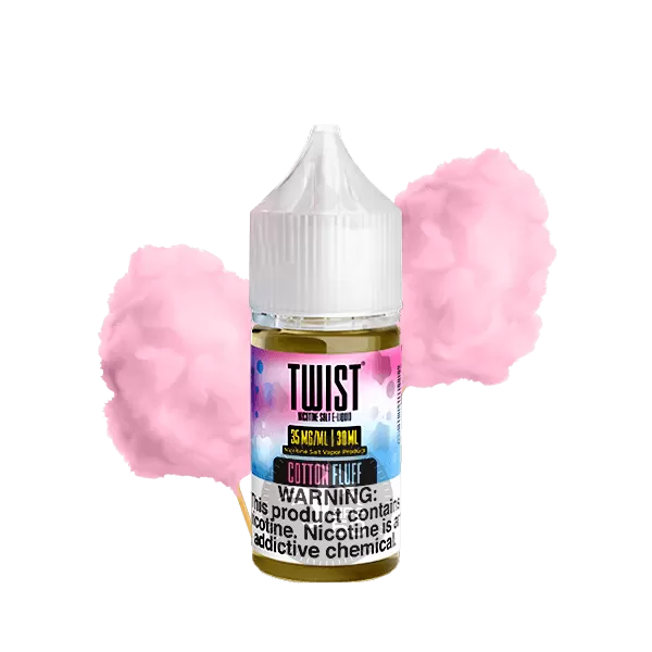 سالت پشمک صورتی توئیست (30میل) TWIST COTTEN FLUFF