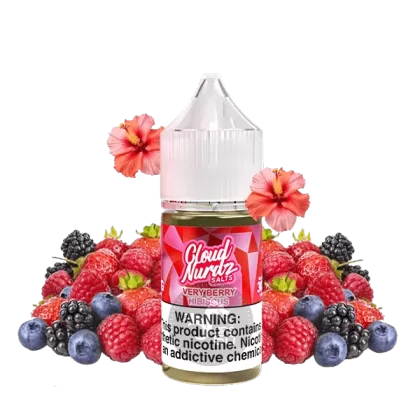 سالت تمشک شاتوت کلود نوردز (30میل) CLOUD NURDZ VERY BERRY HIBISCUS