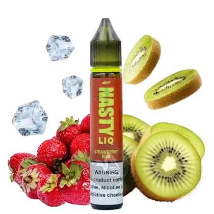 سالت توت فرنگی کیوی یخ نستی (30میل) NASTY LIQ STRAWBERRY KIWI