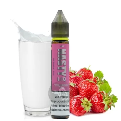 سالت شیر توت فرنگی نستی (30 میل) NASTY LIQ STRAWBERRY MILK