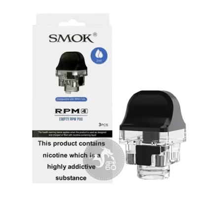 کارتریج خالی آر پی ام 4 اسموک SMOK RPM4 EMPTY CARTRIDGE - اسموک - SMOK / 2 میلی لیتر / کارتریج با کویل خارجی (کویل قابل تعویض) / آر پی ام