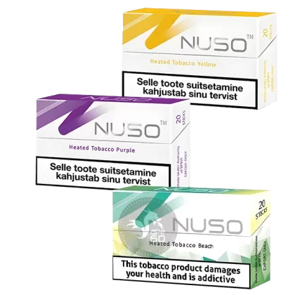 سیگار نوسو در طعم های مختلف NUSO HEATED TOBACCO