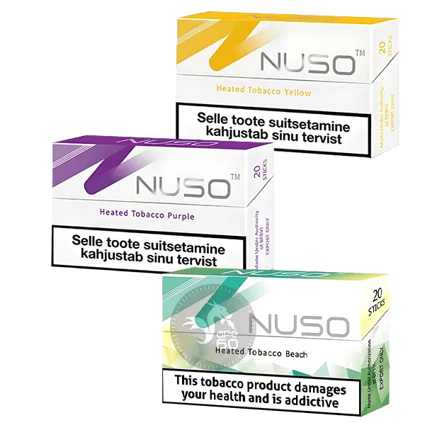 سیگار نوسو در طعم های مختلف NUSO HEATED TOBACCO