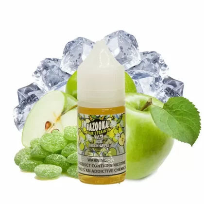 سالت سیب یخ بازوکا (30میل) BAZOOKA GREEN APPLE ICE