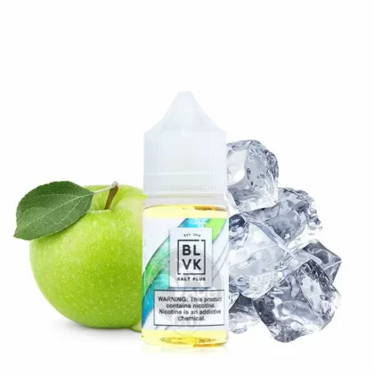 سالت سیب ترش یخ (30میل) BLVK SALT PLUS SOUR APPLE ICE