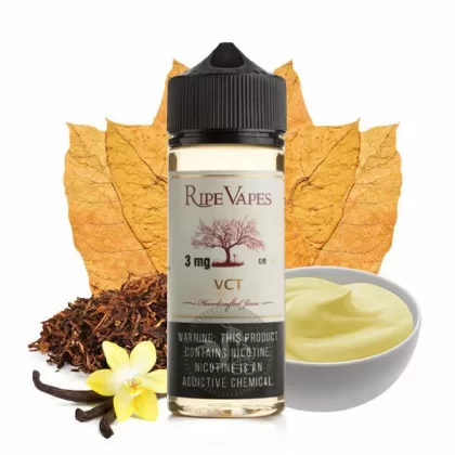جویس تنباکو کاستارد وانیل رایپ ویپز (120 میل) RIPE VAPES VCT