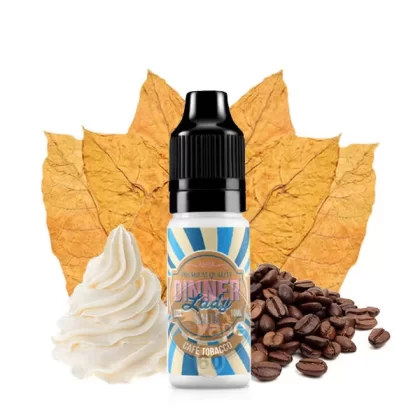 سالت تنباکو قهوه خامه دینرلیدی (10میل) DINNER LADY CAFE TOBACCO
