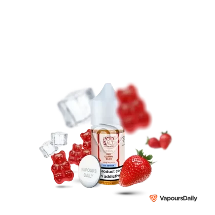 سالت پاستیل توت فرنگی یخ پاد سالت (30میل) POD SALT NEXUS RED GUMMY BEAR ICE