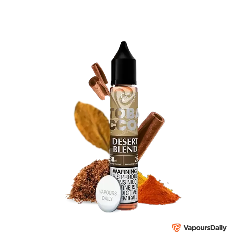 سالت تنباکو خشک ادویه ویگاد (30میل) VGOD TOBACCO PLUS DESERT BLEND