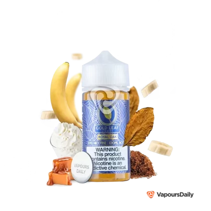 جویس تنباکو کاستارد کارامل موز (100میل) GOLD LEAF ROYAL OAK