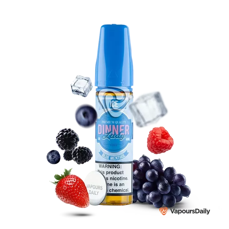 جویس بلوبری یخ دینرلیدی (60میل) DINNER LADY BLUE MENTHOL ICE
