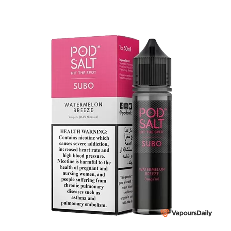 جویس هندوانه یخ پاد سالت (50میل) POD SALT WATERMELON BREEZE - Image 2