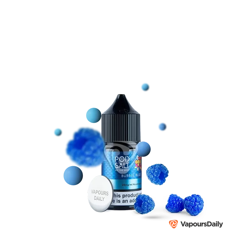 سالت آدامس تمشک آبی پاد سالت (30میل) POD SALT FUSION BUBBLE BLUE