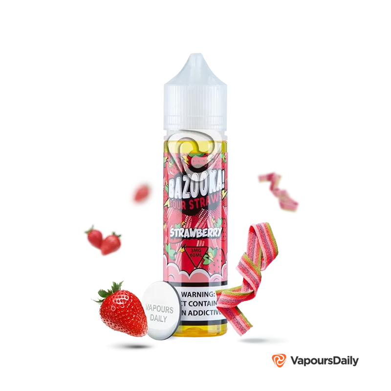 جویس توتفرنگی بازوکا (60میل) BAZOOKA STRAWBERRY