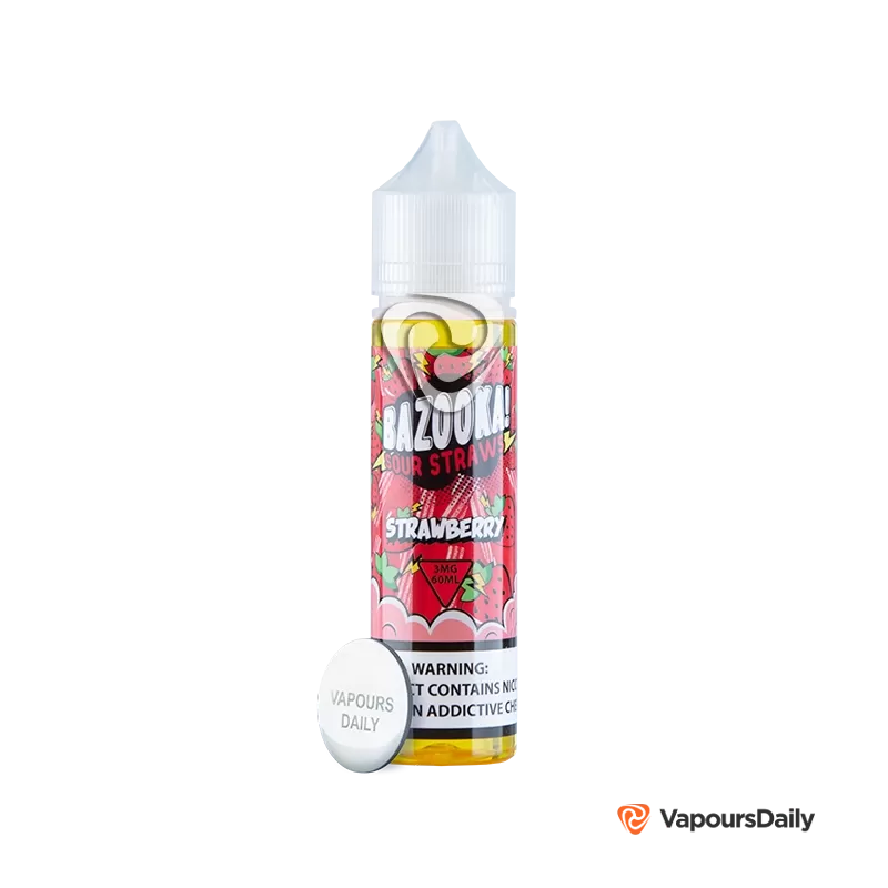 جویس توتفرنگی بازوکا (60میل) BAZOOKA STRAWBERRY - Image 2