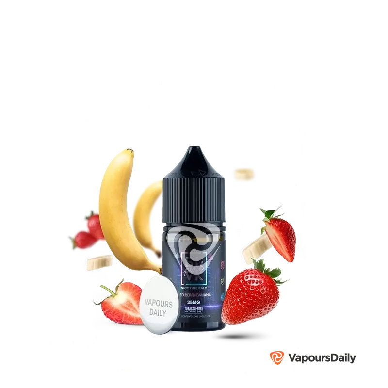 سالت نیکوتین توت فرنگی موز (30میل) BLVK ICED BERRY BANANA