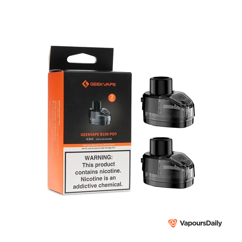 کارتریج خالی بی100 گیک ویپ GEEKVAPE B100 EMPTY CARTRIDGE - 4.5 میلی لیتر / کارتریج با کویل خارجی (کویل قابل تعویض) / گیک ویپ - Geekvape - Image 2