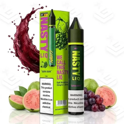 سالت گواوا انگور نستی LIQ Nasty LIQ Guava Grape