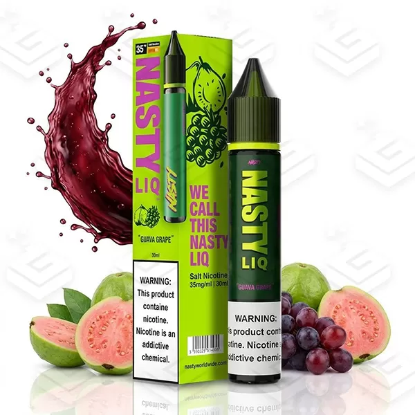 سالت گواوا انگور نستی LIQ Nasty LIQ Guava Grape