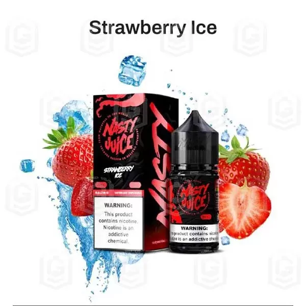 سالت اسموت توتفرنگی نستی | Nasty Smooth Strawberry SaltNic - Image 2
