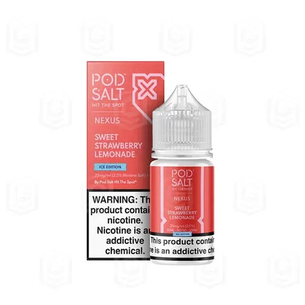 پاد سالت لیموناد توت فرنگی شیرین یخ Pod Salt Sweet Strawberry Lemonade Iced Edition