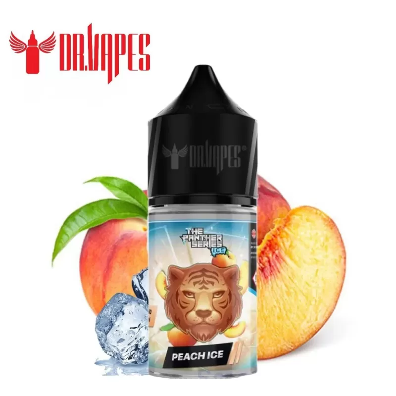 سالت هلو یخ(سری جدید)کمپانی دکتر ویپ | Dr Vapes Panther Series Peach Ice 30ml - Image 2