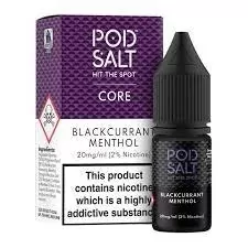 سالت انگورفرنگی نعنا کمپانی پاد سالت | Pod Salt CORE – blackcurrant menthol 30ml - Image 3
