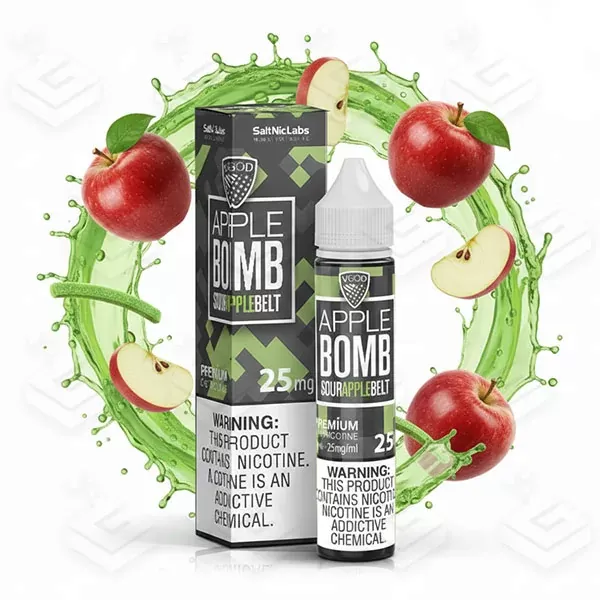 سالت بمب سیب ترش کمپانی ویگاد | VGOD Apple Bomb SaltNic 30ml