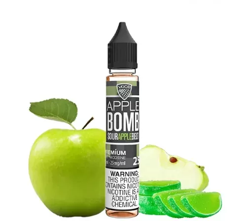 سالت بمب سیب ترش کمپانی ویگاد | VGOD Apple Bomb SaltNic 30ml - Image 2